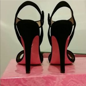 Betsy Johnson Black Heels